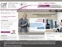 Tablet Screenshot of entreprises.ca-anjou-maine.fr